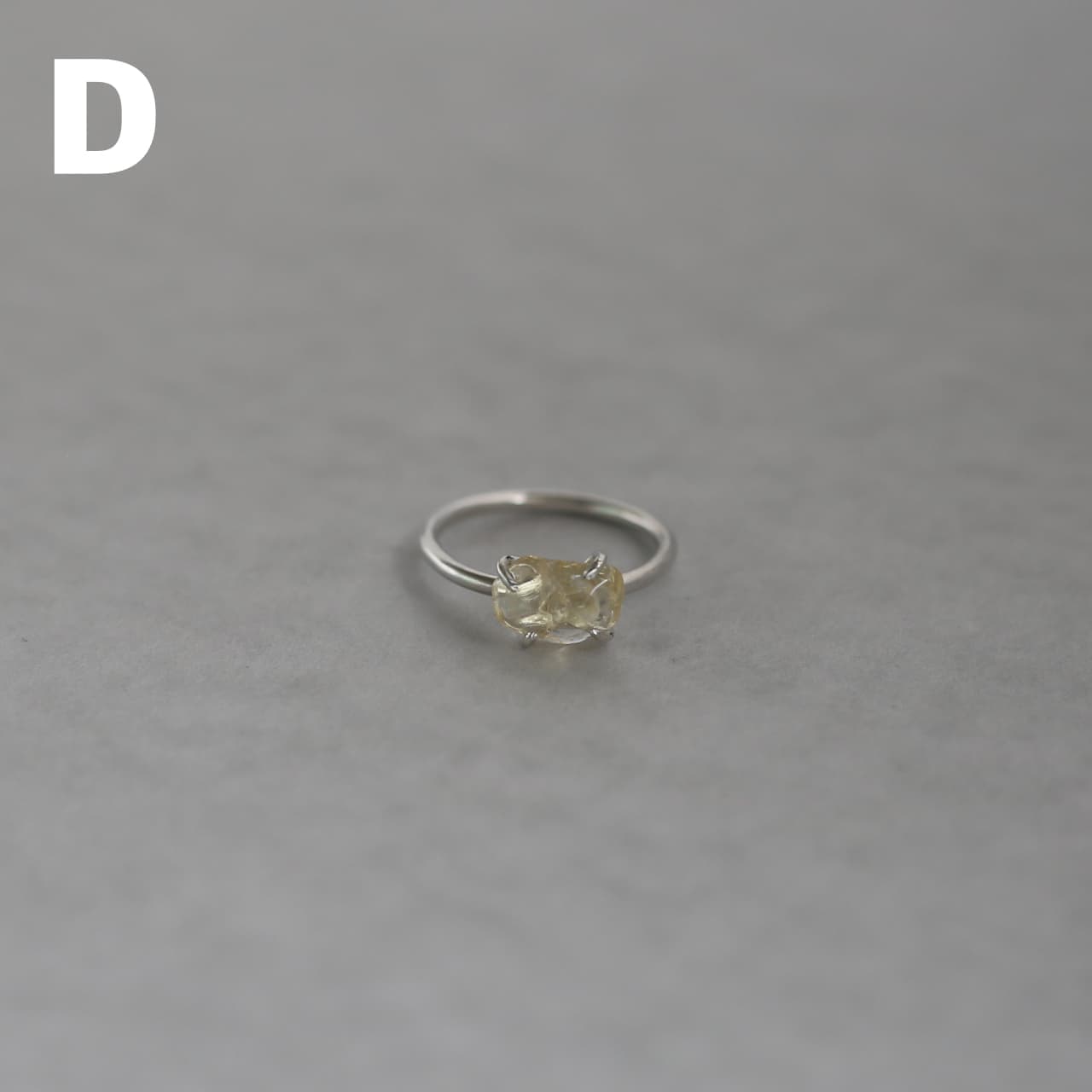 Rough 1Stone Ring